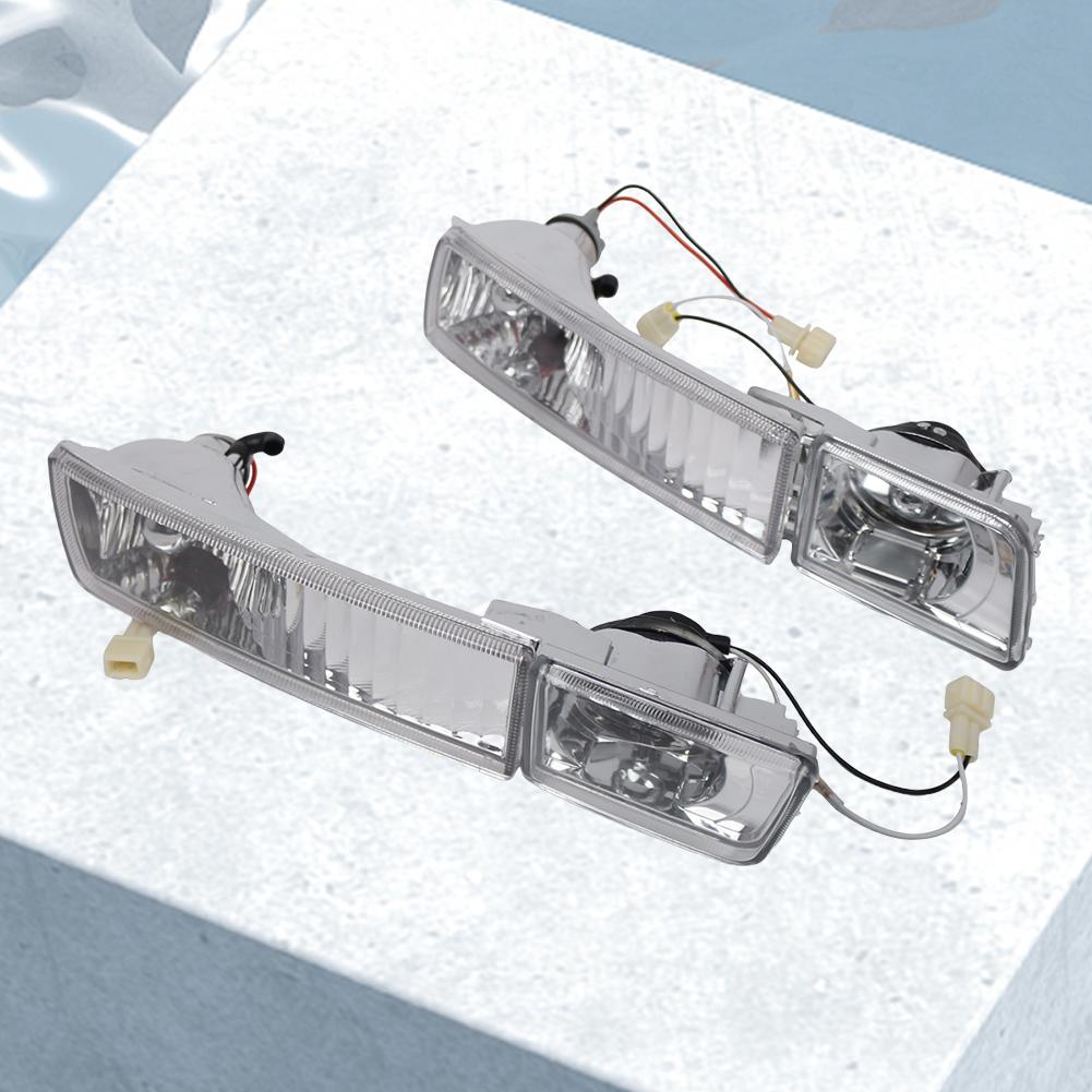 Car Front Bumper Clear Fog Light Turn Signal Light Car Front Bumper Reflector Light for VW Golf MK3 1993-1998