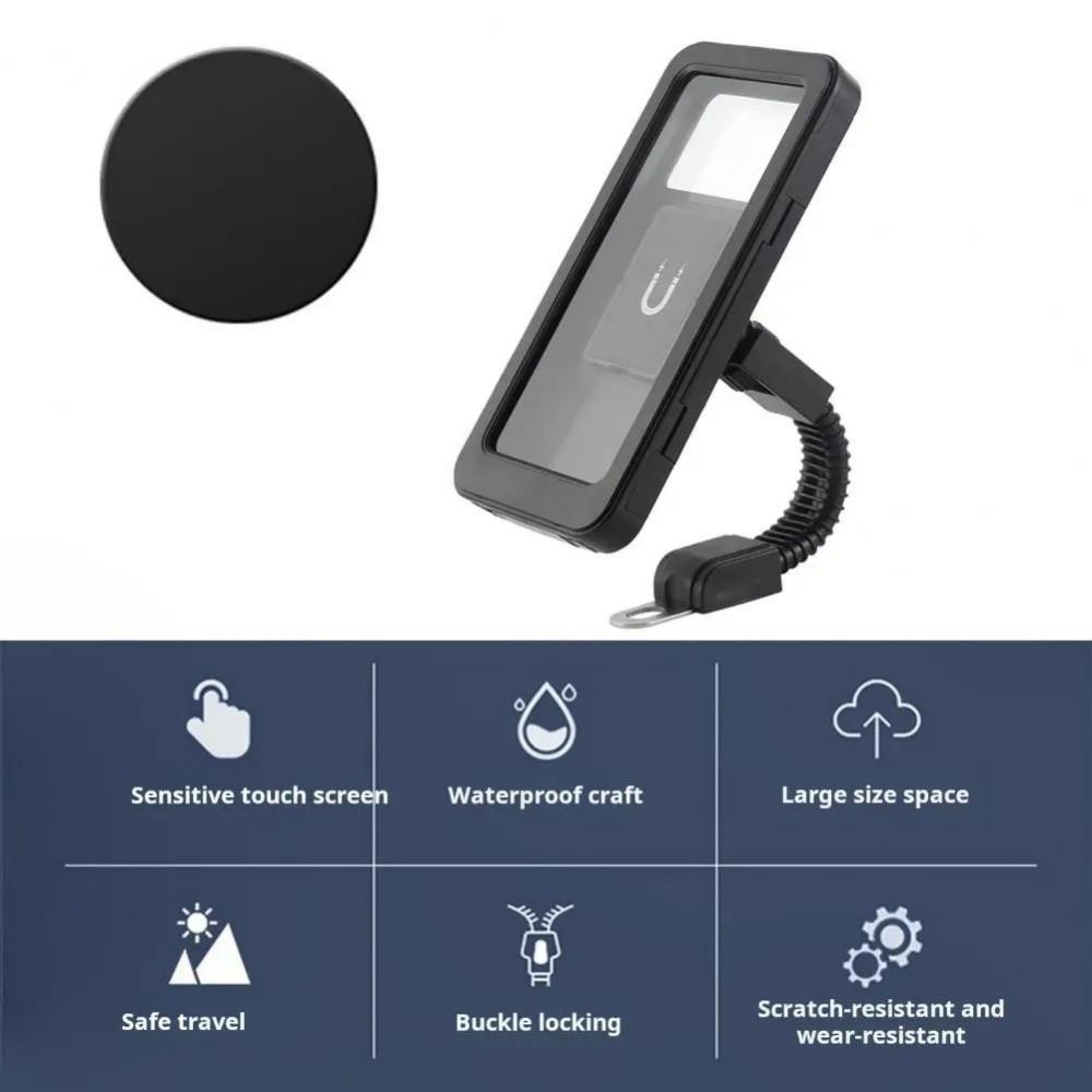Waterproof Bike Phone Holder Stable Mount Motorcycle Phone Holder Smartphone Mount  Bicycle