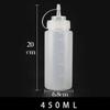 ZISIZ Large Capacity Transparent Silicone Oil Bottle