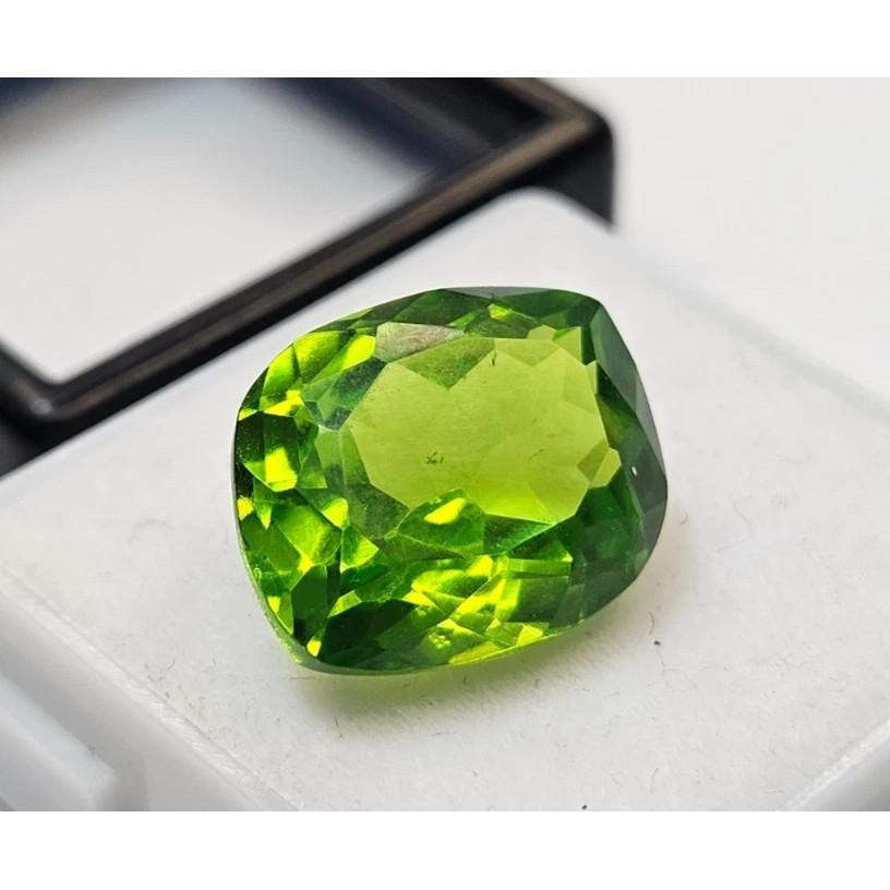 Peridot Green Natural 6-8 Ct Fancy Cut Beautiful Certified Loose Gemstone