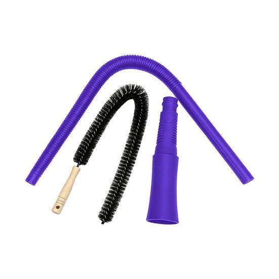 Kit de Curățare a Grilei Uscătorului cu Perie Flexibilă din Kapok pentru Scame, Cap de Aspirator pentru Praf din Conducte, Instrument de Curățare cu Rază Lungă