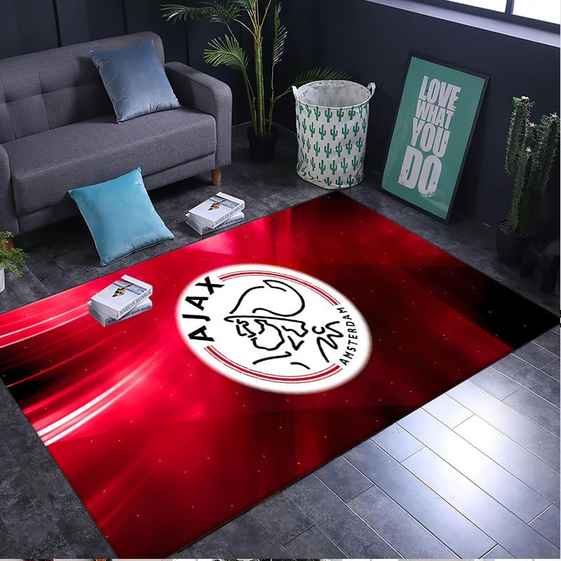 1PC rug Ajax Amsterdam Crest Carpet, Chair Rug,Area Rug for Office Bedroom living rooms bedroom, Doormat decor Christmas fan gifts