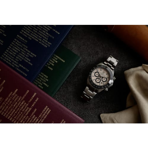 [HYAKUICHI 101] No.11 Hyakuichi Diver's Chronograph Ceramic Bezel Ivory IV