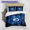 Brighton & Hove Albion Football Printed 3 Pieces Bedding Set, Comfortable Skin Friendly Bedroom Duvet Cover Set
