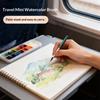 6Pcs Nylon Multi-Functional Paintbrushes Watercolor Brush Mini Fresh Green Brush For Students Art Painting School Office Supplie