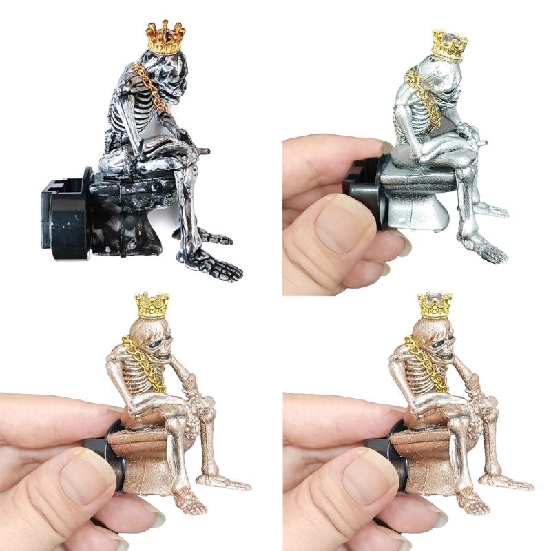 Car Air Vent Air Freshener Halloween Skull Ornament Essential Oil Diffuser Vent Air Car Accessories