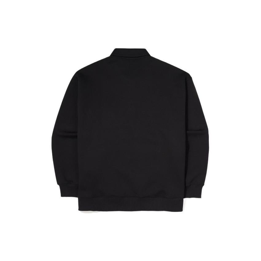 FILA Sweatshirts Men's Black Lapel Moderate Other FS2POF1133X-BLK