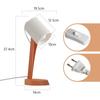 Lampe de table - NETTLIFE - Lot de 2 - Orange - Culot E14 - Métal 37,5 cm