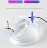 5-Meter Car Interior Cold Light Wire LED Strip with Clip-on Edge Design