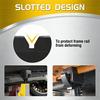 1/1Pcs Floor Jack Pad Rubber Universal Slotted Guard Portable Anti Slip Vehicle Square Accessories Frame Rail Car Repair Adapter