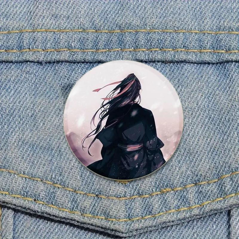 32/44/58mm Anime Mo Dao Zu Shi Brosche Wei Wuxian Anstecknadel Handgemacht Zinn Anstecknadel Anstecknadel für Rucksack Kleidung Schmuckzubehör Geschenke