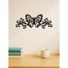 Wrought Iron 3D Butterfly Wall Art Vintage Home Decor Rustproof Waterproof Outdoor Metal Sculpture Easy Hang Unique Gift