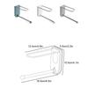 Clothes Hanger Wall Mounted Plastic Household Laundry Room Hanging Coat Drying Holder Stand Punch Free Organizer Hook