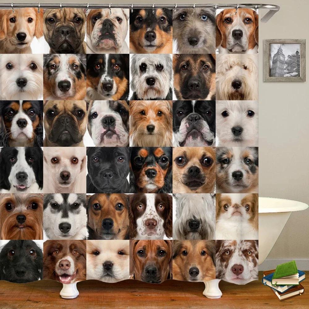 Lustiger Duschvorhang 3D Badvorhänge Affe Orang-Utan Tierdruck Wasserdichtes Polyester für Badezimmerdeko groß 180x200cm