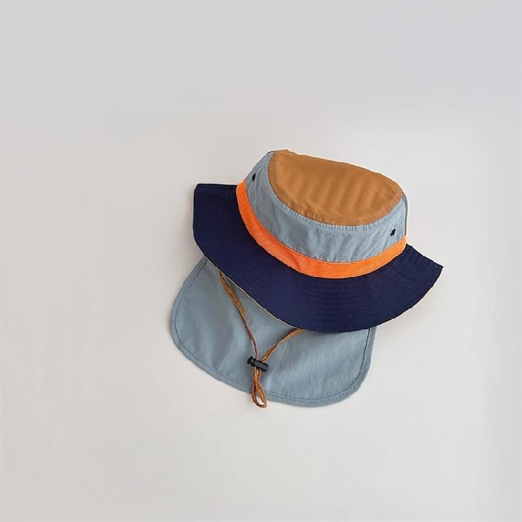 Breathable Kids Bucket Hat Kids Outdoor Sports Fisherman Hat for Travel Casual