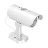 Simulation Camera Dummy Security Camera Monitor Fake Surveillance System with Flashing LED Light