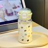 500ml Water Bottle Large Capacity Beverage Bottle Cute Water Cup  Outdoor