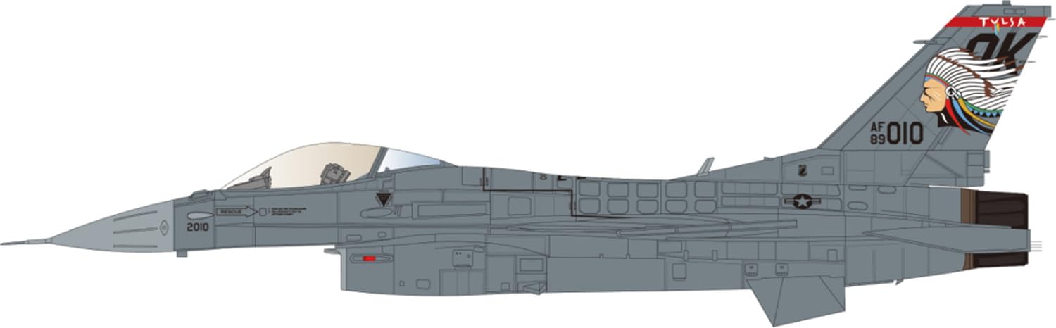 

Fabscale Lockheed Martin Fighting Falcon Block 42 Национальная гвардия ВВС Оклахомы Часть 1 Международный аэропорт Талсы 2025 Пластиковая модель Декали FABD48099
