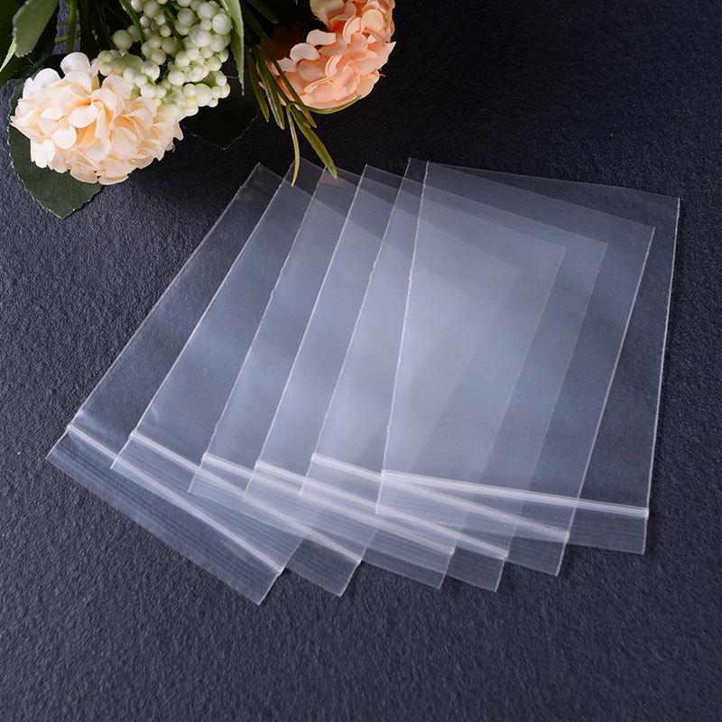 Thickened Transparent PE Self-Sealing Bag for Food, Clothing, Jewelry, and Dustproof Packaging