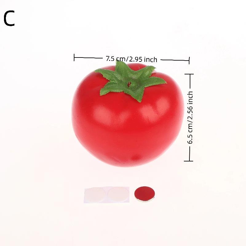 3D Bionic Food Refrigerator Paste Fruit Model Magnets Home Decoration Whiteboard Cartoon Magnetic Stickers Kitchen Decoration