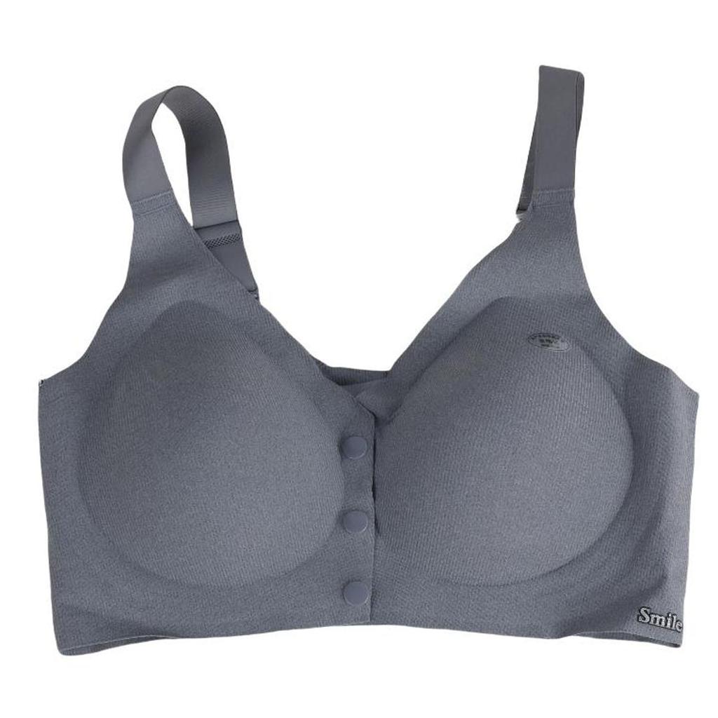 Sujetador Shi Fengni 1023 de Cierre Frontal sin Costuras: Tallas Grandes, Soporte Lumbar, Efecto Adelgazante para Mujeres de Mediana Edad y Mayores