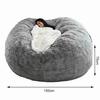 Sedia a Sacco Grigia Senza Imbottitura Sacco a Sacco Gigante Pouf Divano Letto Puff Futon Seduta per Stanza Tatami Arredamento Relax Lounge Solo Sacchi Custodia
