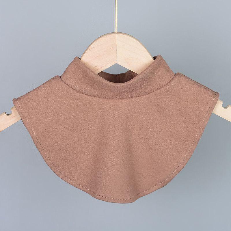 Dětské pruhované základní tričko s polozvýšeným hřejivým stojáčkem na podzim a zimu