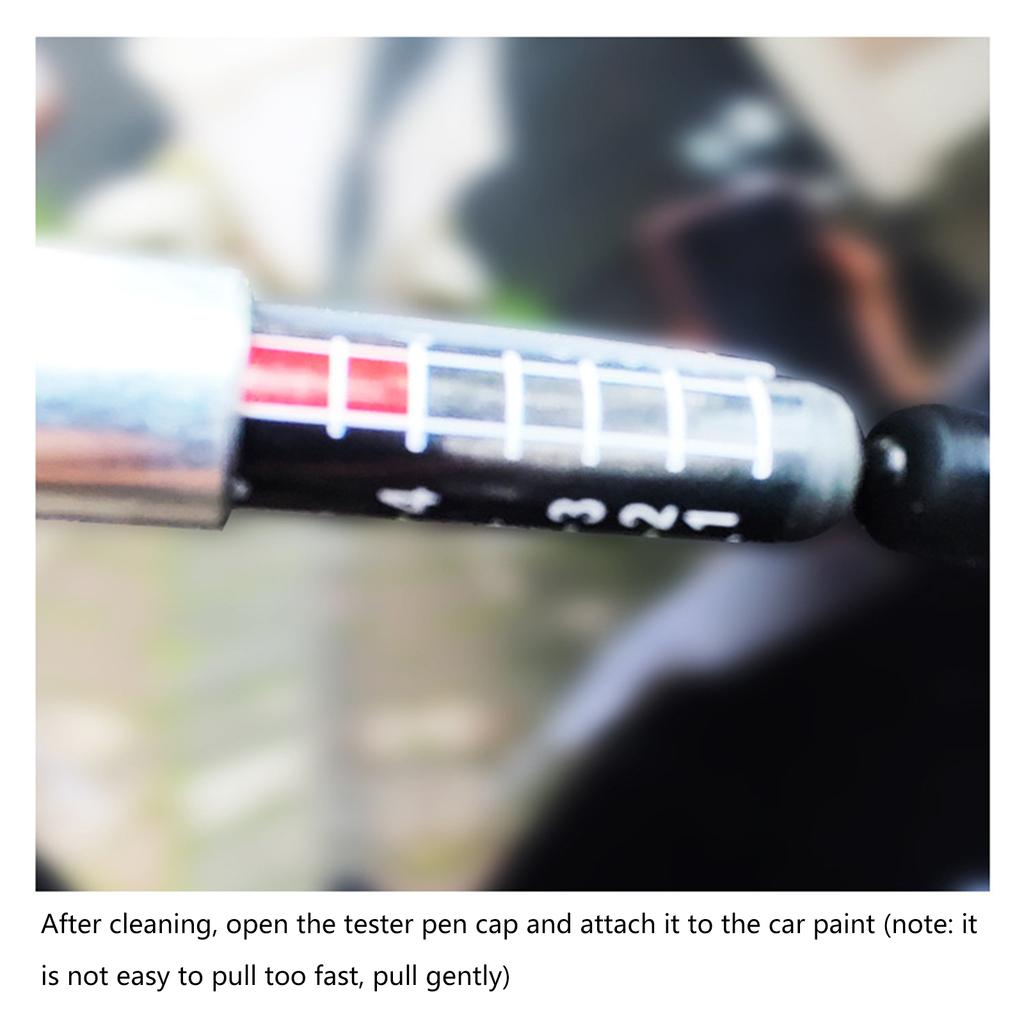 Paint Coating Tester with Magnetic Tip Paint Thickness Tester Meter Gauge Car Body Damage Detector Crash-Test Check