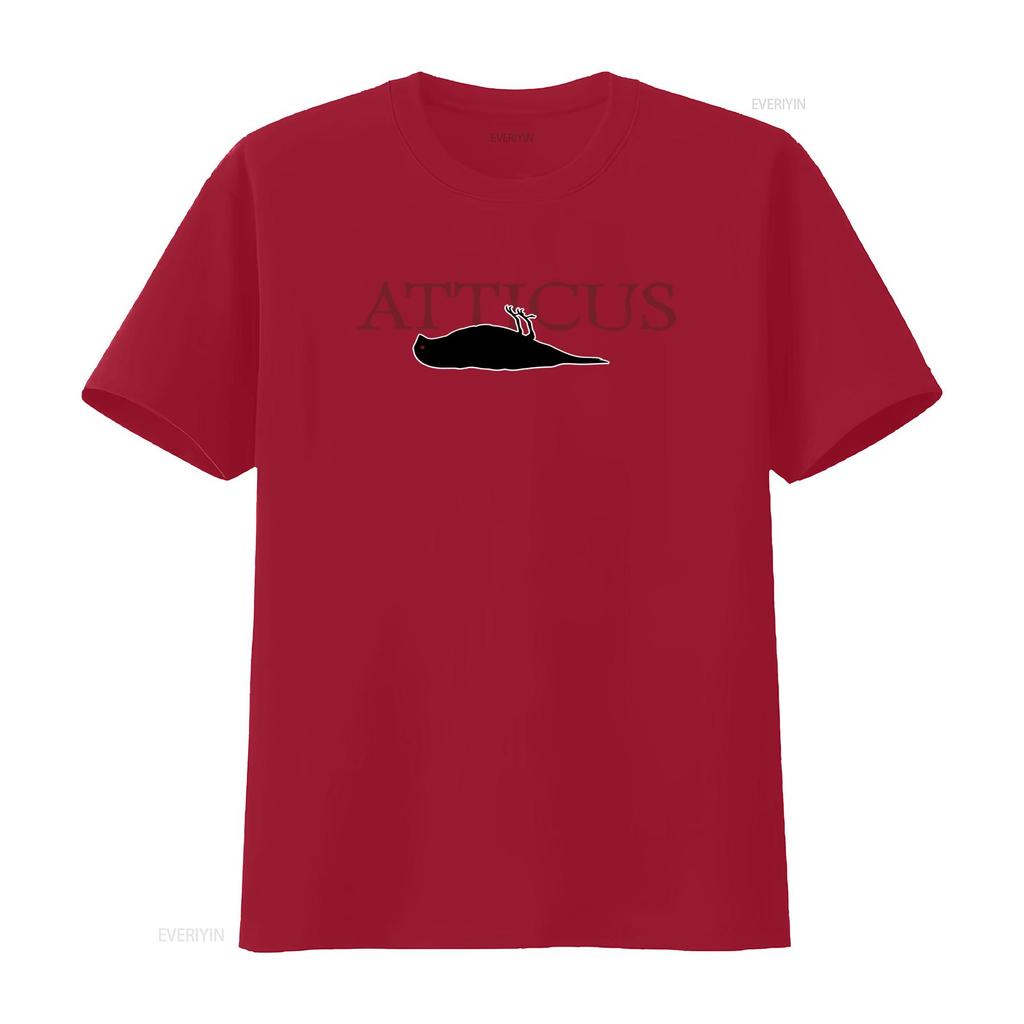 Atticus 2001 Deadbird Vintage T Shirt Heavyweight 100 Crewneck With Red Logo Book Inspired Design Casual Attire For Unisex S Xxxl