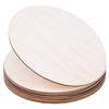 Diy Wood Disc Laser Cutting Poplar Disc Children Handmade Round Wood Chips Teaching Aids