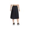 Nike Dri-Fit 24.7 Perfect Stretch Fashion Quick-Dry Solid Color Casual Long Skirt Women Skirts Black Dark-Smoke-Gray HQ8154-010