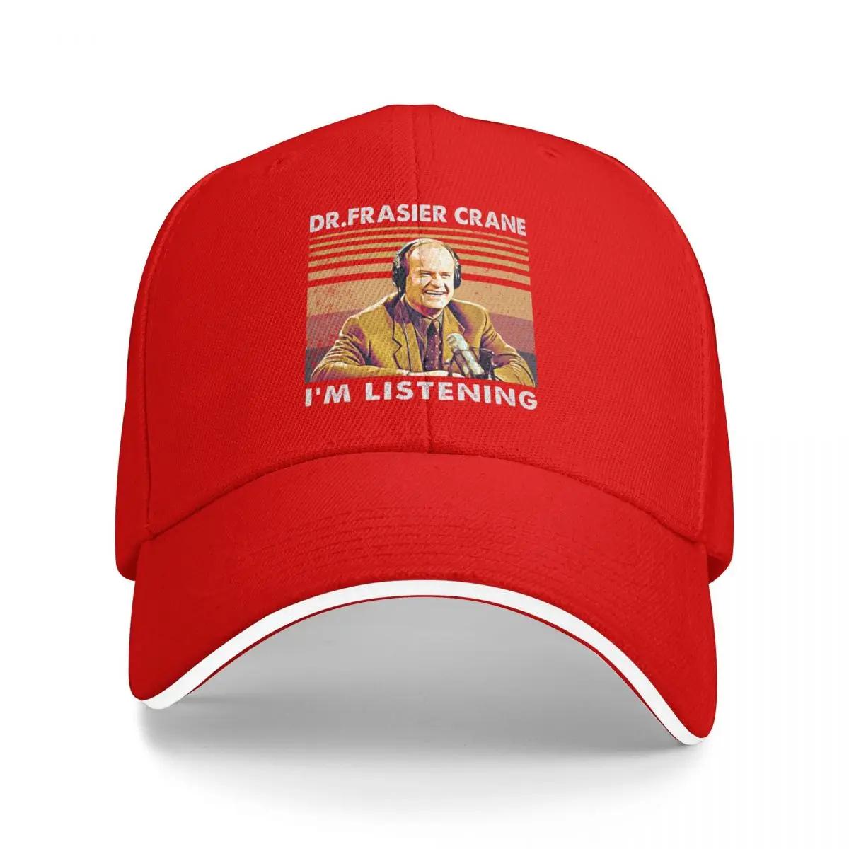 

Бейсболки DR Frasier Винтажные Я Слушаю Графические Спортивные Женские Мужские Летние Шляпы One Size