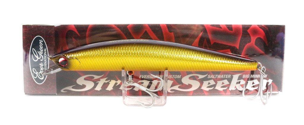 

EVERGREEN Minnow Stream Seeker Golden Black Lure 14.5cm 29.5g #766