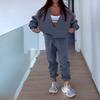 Grenzüberschreitender Amazon Pullover Damen Herbst und Winter 2024 Neu V-Ausschnitt Europäischer und Amerikanischer Stil Langarm Pullover Set Zweiteiliges Set