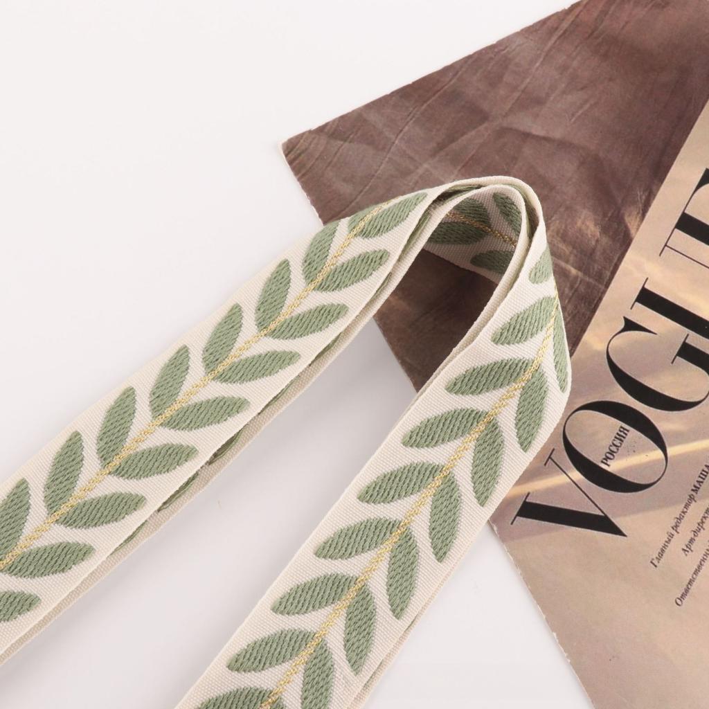 Neues Kleines Frisches Handy-Lanyard Crossbody-Tasche Schultergurt Zubehör Verstellbar Blattmuster Leichter Anhänger Riemen