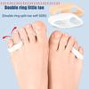 1pair Hallux Valgus Silicone Corrector Gel Foot Care Toe Separator Little Finger Protector Bunion Straightener Pedicure