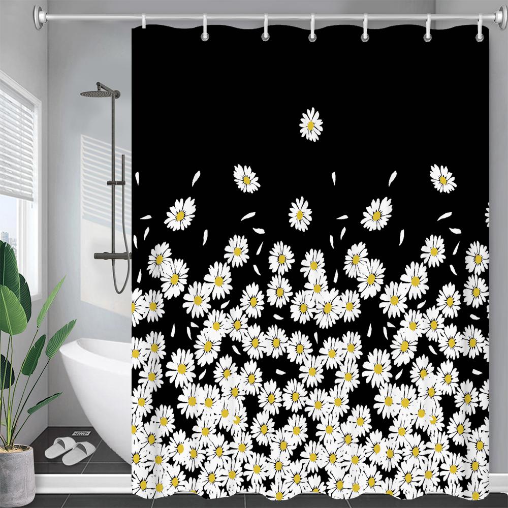 Bathroom Curtain Modern Simple Pattern Home Decor Waterproof Polyester Shower Curtains Bath Screen 180*180Cm & 180*200Cm