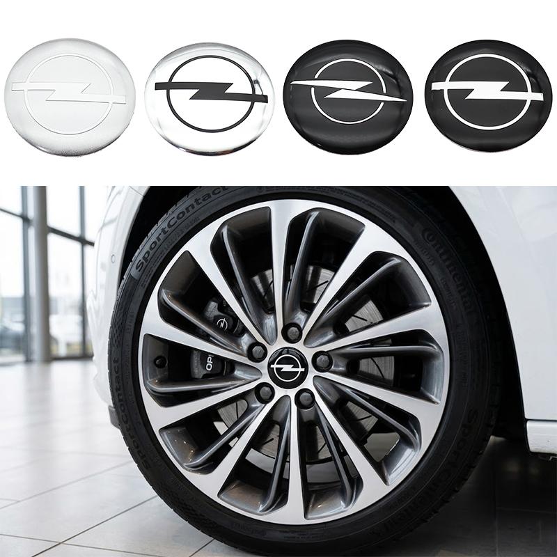 Q1014pcs 45mm 54mm 56mm 60mm 65mm 70mm 75mm Opel Car Wheel Center Hub Cap Rim Refit Creative Badge Covers Sticker Emblem Accessories
