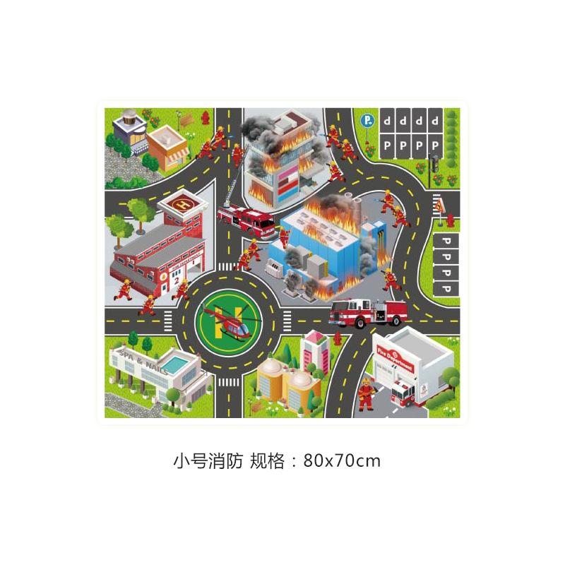 

Детский развивающий коврик для ползания, складной коврик для малыша, городские животные, разные, для ползания, для улицы