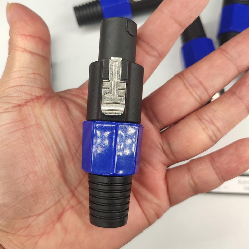 Professional Speaker Cable with NL4FC & XLR Connectors - 4-Core Sound Core for Amplifier & Stage Use