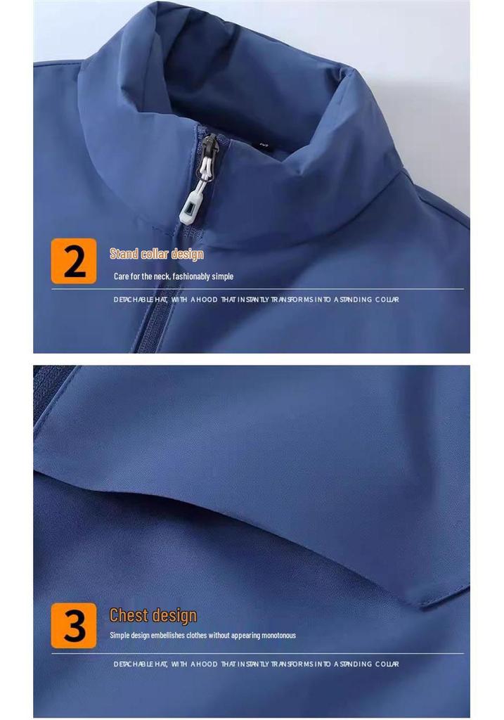 Custom Logo Integrated Down Cotton Ski Jacket - Autumn/Winter Employee Uniform for Corporate Groups and Car 4S Shops.