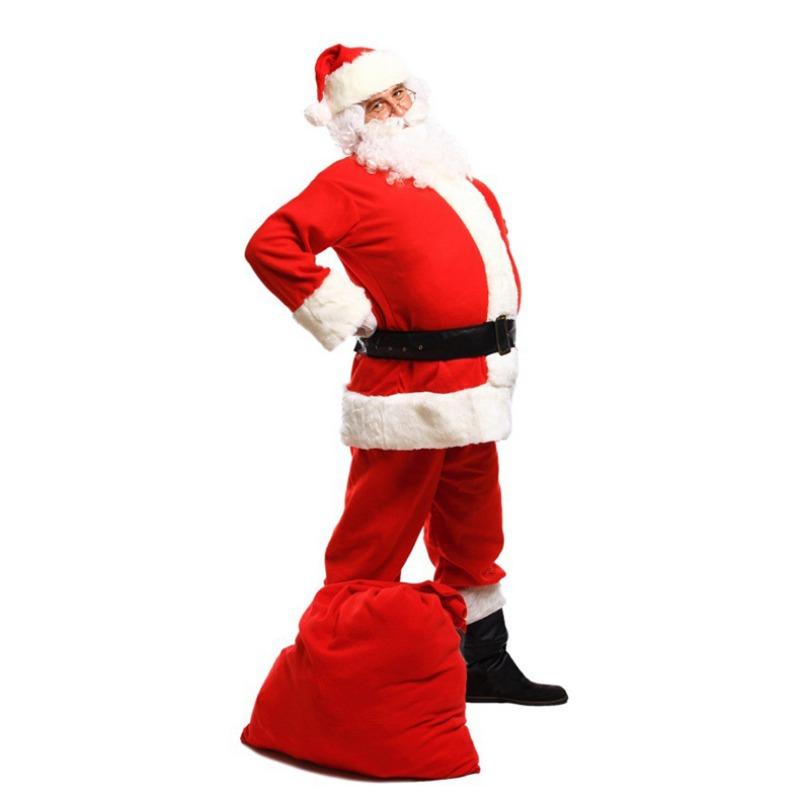 Christmas Costume for Adults - Santa Claus Suit,Festive Holiday Party Outfit for Cosplay, Xmas Performances & Family Photos