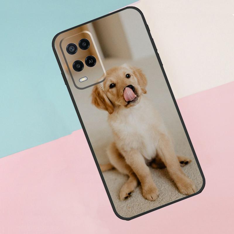 Golden Retriever Dog For Oppo A74 A94 A54 A80 A78 A98 A40 A60 A18 A38 A58 A15 A17 A77 A57S A16 A76 A96 Phone Case