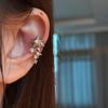 Rhinestone Star No-Pierce Ear Cuff: Stylish, Lightweight Luxury Earring
