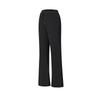 Fila Fashion Simple Versatile Knitted Straight Leg Casual Pants Women Bottoms Deep-Black A11W511612FBK
