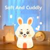 Nowa Śliczna Lampka Nocna Sterowana Pilotem Królik Silikonowa Lampka Nocna Redukująca Stres Lampka Nocna do Sypialni Prezent na Urodziny Prezent na Walentynki