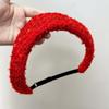 1 Stück Retro Breiter Rand Krone Stirnband Eleganter Stil Kronenförmiges Haarband Freizeit Kopfbedeckung Verstellbar Modischer Haarreif
