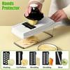1 Set 15-in-1 Premium Vegetable Chopper - Mandolines - Multifunctional Fruit Slicer, Food Grater, Onion Mincer, Potato Shredder