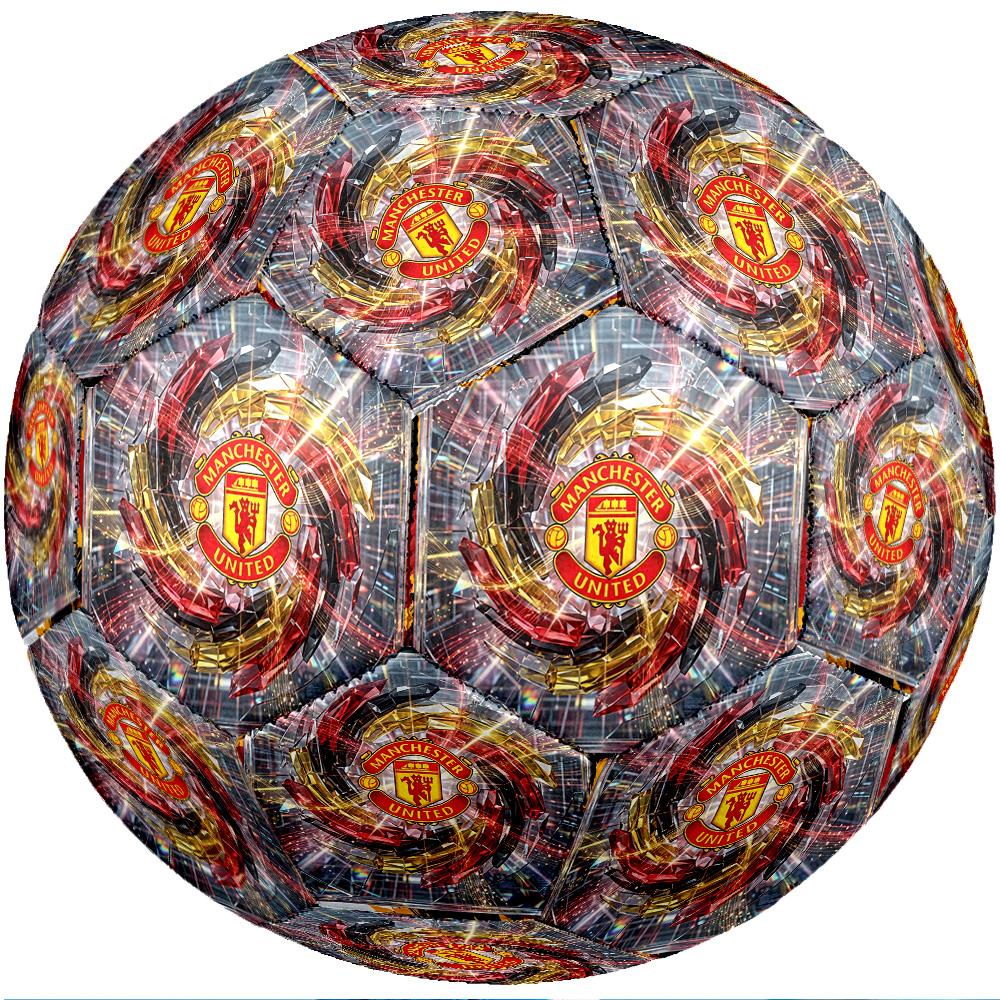 Pallone da calcio tema Manchester United Taglia 5 Pallone da calcio Tocco Morbido Pallone da calcio per Allenamento Professionale per Sport all'Aperto