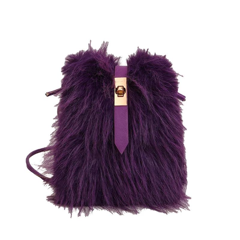 

Супер крутые сумки через плечо в тон, компактные, квадратные, плюшевые, ощущение роскоши, новые зимние сумки через плечо